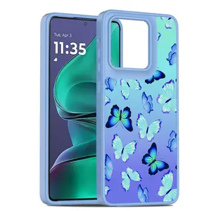 Rosebono Motorola Moto G Stylus 2025 / 2026 Case Graphic Translucent Matte Hybrid Gradient Transparent Soft TPU Clear Skin Cover Protection Case