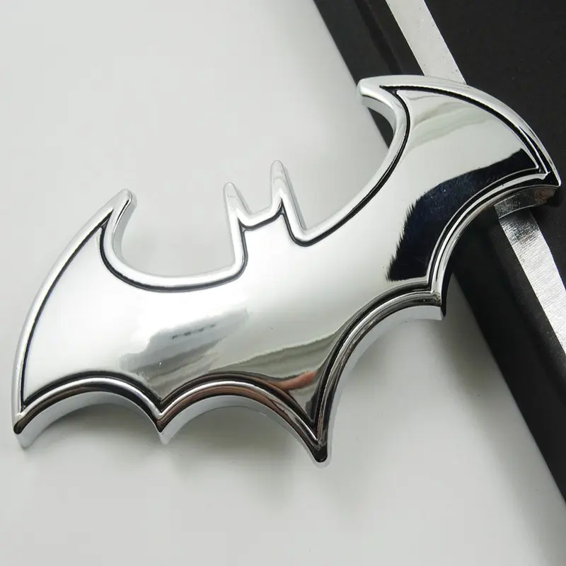 3D Metal Bat Car Sticker, Halloween Car Decal, Batman Hood Ornament, Leaf Panel Emblem, Gift Idea, Unique Vehicle Decoration, Stickers For Cars