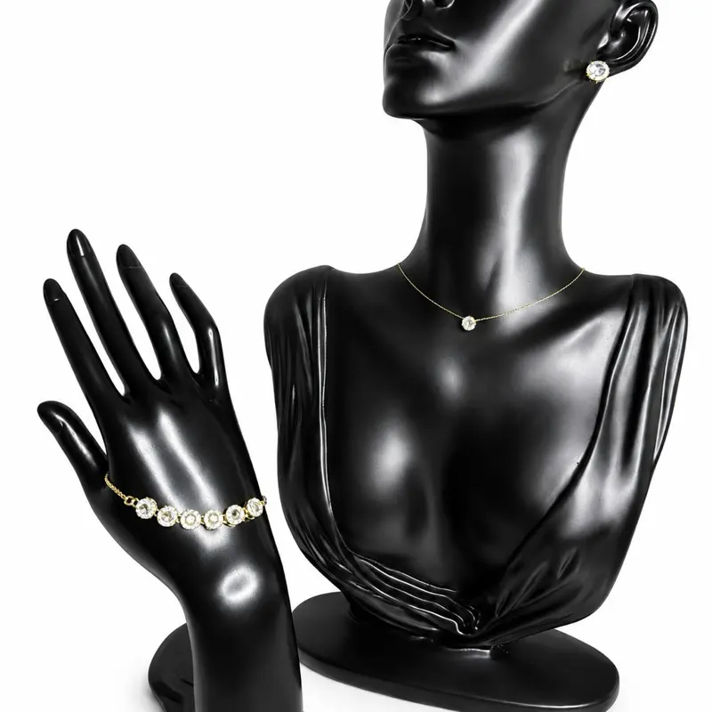 Amara Crystal Jewelry 3-Piece Set