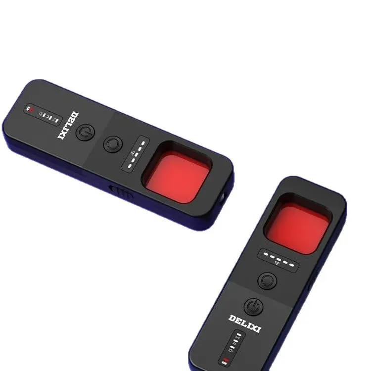 Mini Pinhole Infrared Detection Camera Detector - Wired, Compact, Lightweight, Drop-Resistant & Wear-Resistant ABS Safety Device (7*2cm) with Built-In High-Brightness Auxiliary Light, 1-Button Operation for Hotel Privacy Protection, All Age Groups