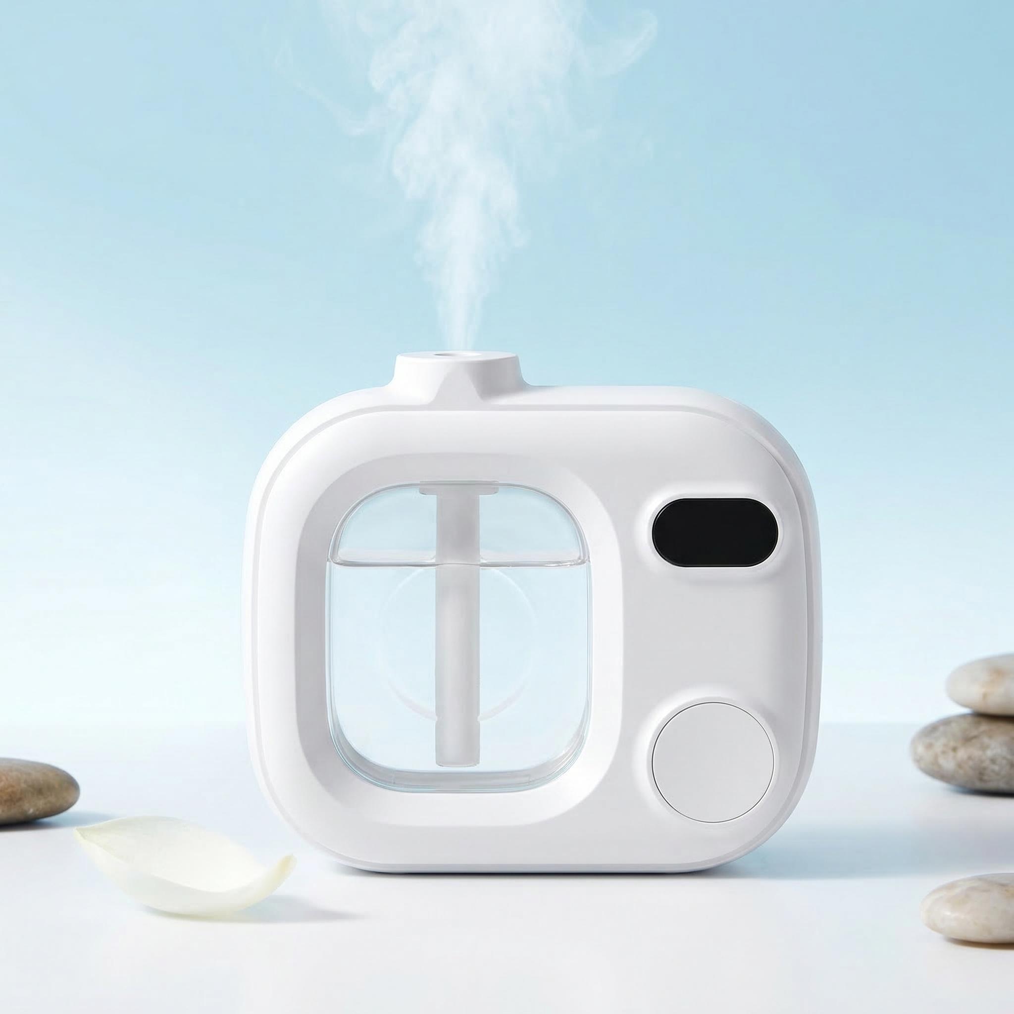 Automatic essential oil diffuser with deodorizing function - suitable for humidifiers in bedrooms, offices, bathrooms, and home aromatherapy machines, with long-lasting fresh air (cold mist, automatic shut-off)