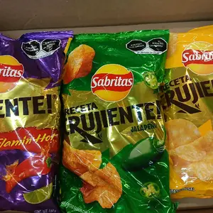 Sabritas Crujiente  kettle cooked mexican flavored chips 3 large bags