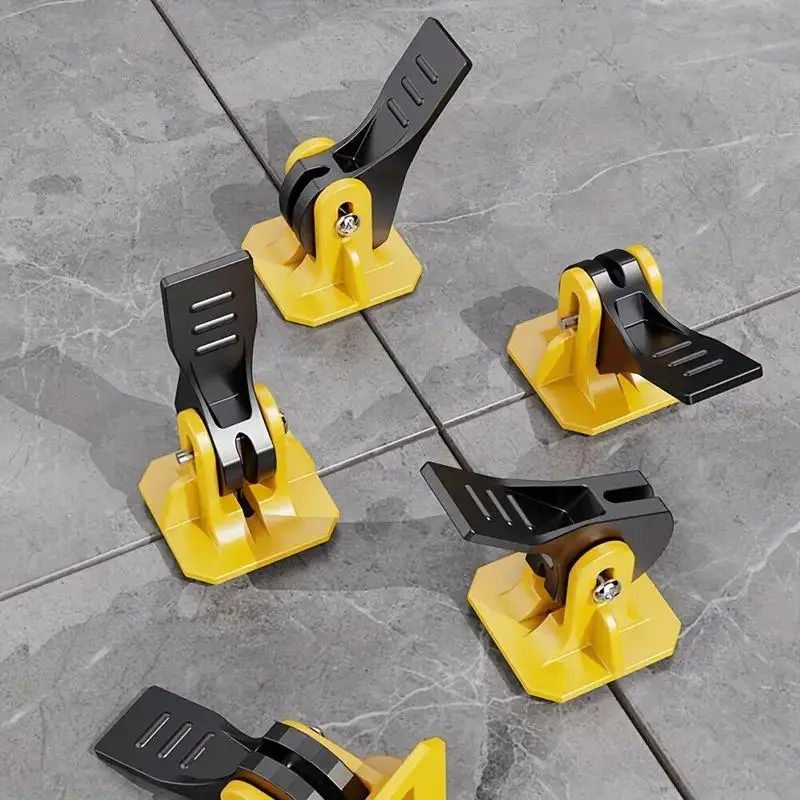 Tile Leveling System Tools Kit, Reusable Tile Leveler Adjuster Tool, Work Equipment for Men, Construction Tools, Ceramic Tile Horizontal Positioning T