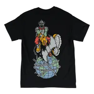 Welcome Skateboard T-Shirt Unchained Black