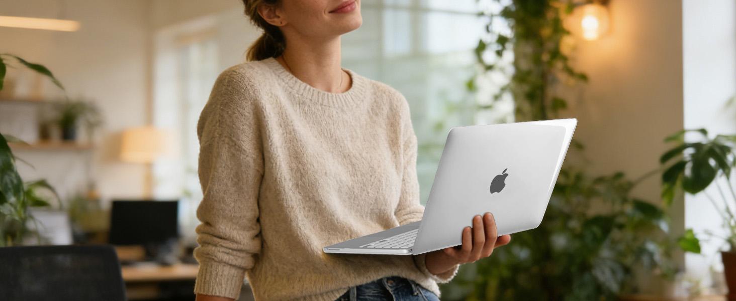 MOSISO Crack-Resistant Cover Compatible with MacBook Neo Case 13 inch 2026 Release Model A3404 with A18 Pro Chip, Protective Hard Shell&Keyboard Cover&Screen Film&Type C, Crystal Clear