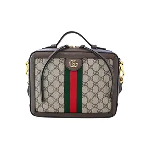 Pre-owned GUCCI canves Tote Bags Ophidia GG Supreme Small Top Handle Shoulder Bag