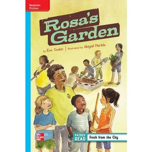Used Good Reading Wonders Leveled Reader Book - Rosa's Garden, On-Level Unit 1 Week 2, Grade 4, by Donald Bear (Spiral-Bound Softcover)