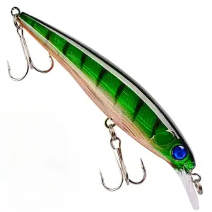 Multi Color Lifelike Minnow Lure Kit Artificial Fishing Lure Saltwater Freshwater Wobbler Fishing Bait Professional Portable Multi Size Tackle Set for Anglers