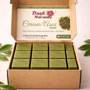 12 Bars Wholesale Pack Cerasee / Asosi Soap (No label)