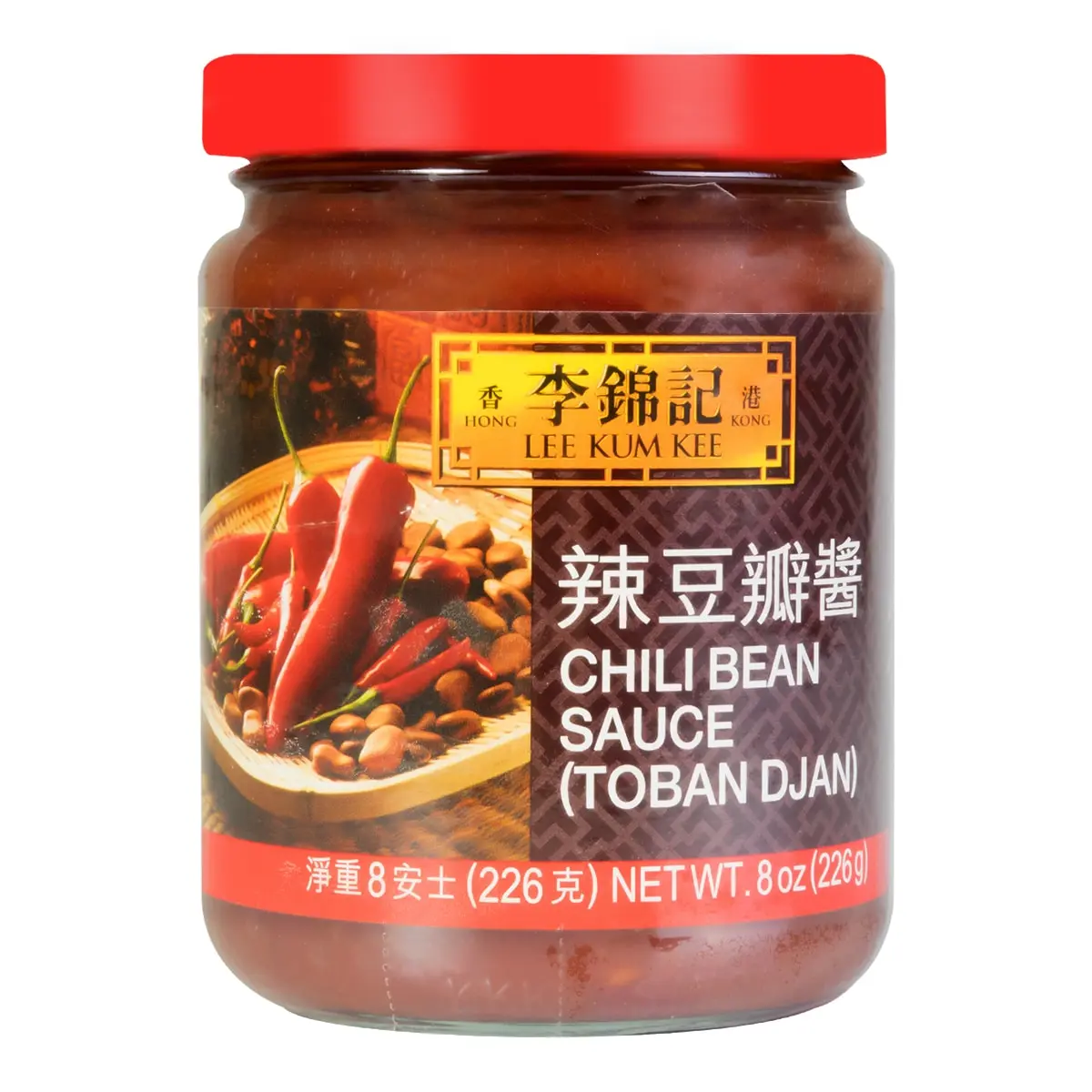 Lee Kum Kee Hong Kong Style Chili Bean Paste 226g - Authentic Sichuan Flavor for Stir-fries, Dips & Marinades
