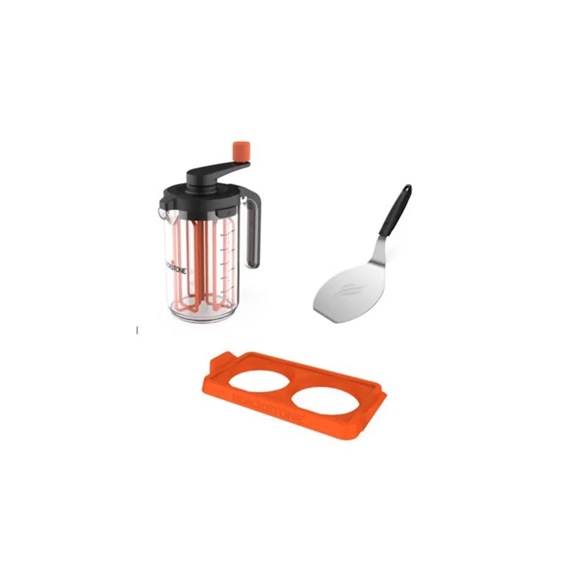 Blackstone 8113775 4-Piece Trusted Quality Silicone Kitchen Utensils Breakfast Kit - Innovative Design Kitchenware Set for Adults' Home Use