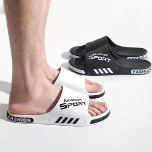 Men's and Women's Outdoor and Indoor Home PVC Sandals and Slippers,Casual Slides,Footwear Sandal hollow breathable design, fashion letter printing design,street style must have! Walking Shoes Boy Tsinelas Parent Black shoes for women