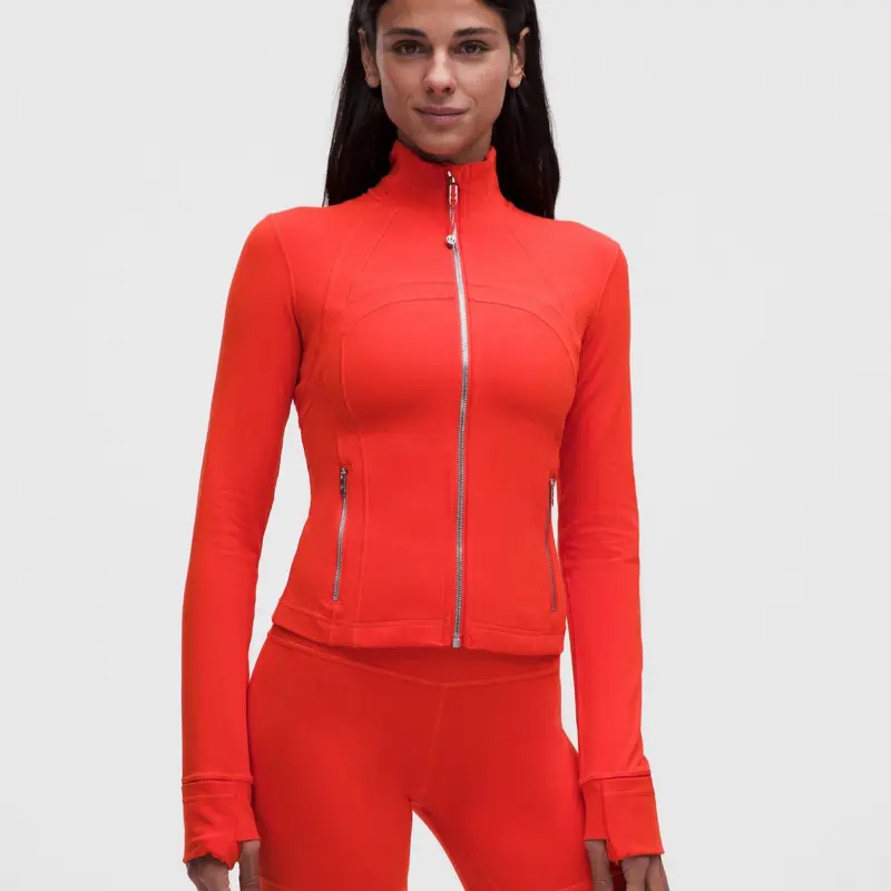 LULULEMON Nulu Cropped Jacket, Cherry Ember Color