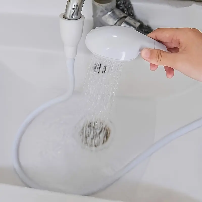 Multi-Functional Pet Shower for Cats & Dogs, Bath Cleaning Supplies, Grooming Supplies, Massage Nozzle, Quick Extension, Easy Access Faucet, Shampoo Shower Head