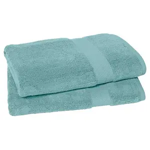 Joy Mangano Joy CleanBoss 2-piece USA Grown Cotton Jumbo Luxe Bath Sheets