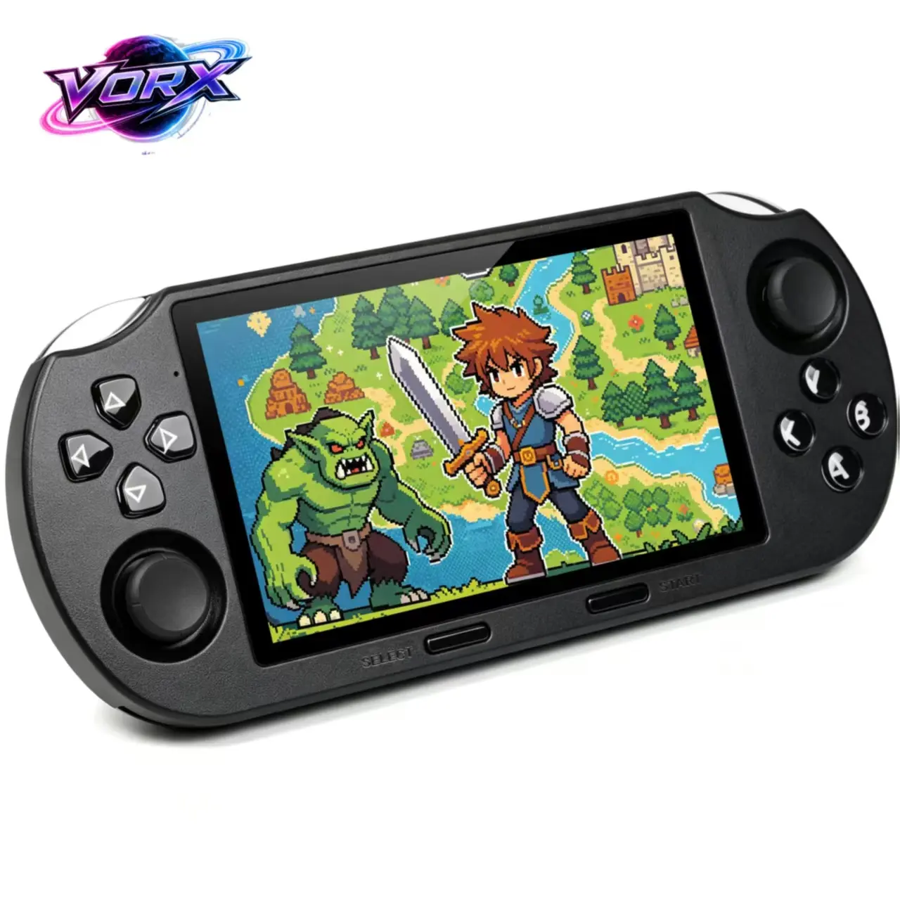 2026New!!SF3000 Retro Handheld Game Console – 4.5-inch IPS Screen (854x480 Resolution), Portable Video Game Console, 20,000+ Built-in Classic Retro Arcade Games, Linux System, Supports Emergency Charging and E-book Reading