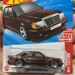 Red Edition Mercedes-Benz 500E diecast car 1:64 scale