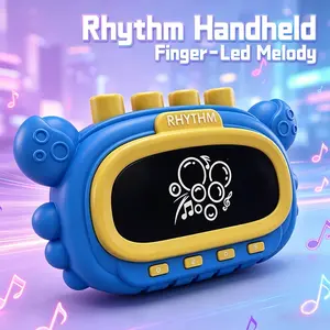 Travel Friendly Crab Shaped Handheld Game Machine Rhythm Challenge Jumping Play Toy Compact Body Entertainment Toy For Daily Use Party Gathering Leisure Entertainment Effective Mood Calming Play Item Perfect Gifting Supply For Teenage Groups