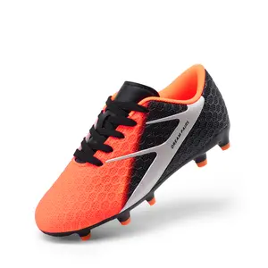 DREAM PAIRS Boys Girls Soccer Cleats Kids Firm Groud Football Toddler Youth Athletic Outdoor Training Shoes for Little/Big Kid