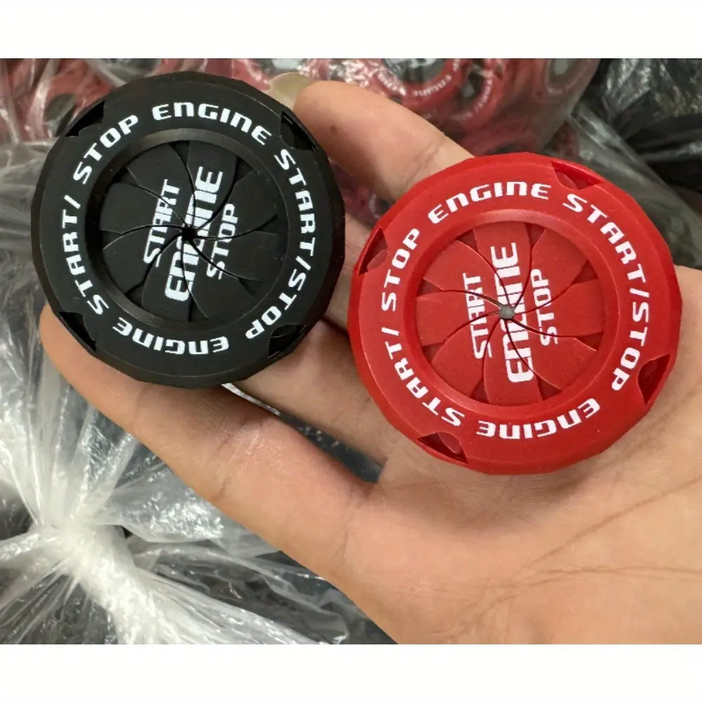 1pc Stylish Ignition Cover - Durable, Easy-to-Install, Rotary Unlocking Design for Fit on Cars and Motorcycles - Enhances Style and Protection