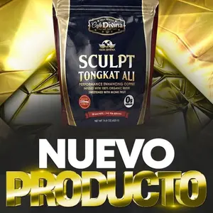 Tongkat Ali Performance Enhancing Coffee with Organic Reishi Spores - Non-Dairy Creamer, Ready to Drink, Ambient Beverage - Traditional