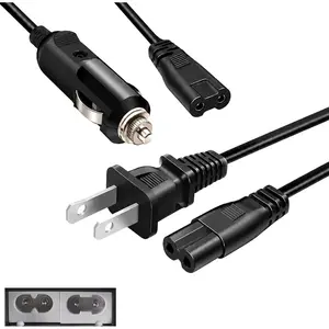 Electric Lunch Box Power Cord, 12V/24V for  and , 110V for  and Office Outlets, 32-Inch Replacement Power  for Heated Lunch Boxe