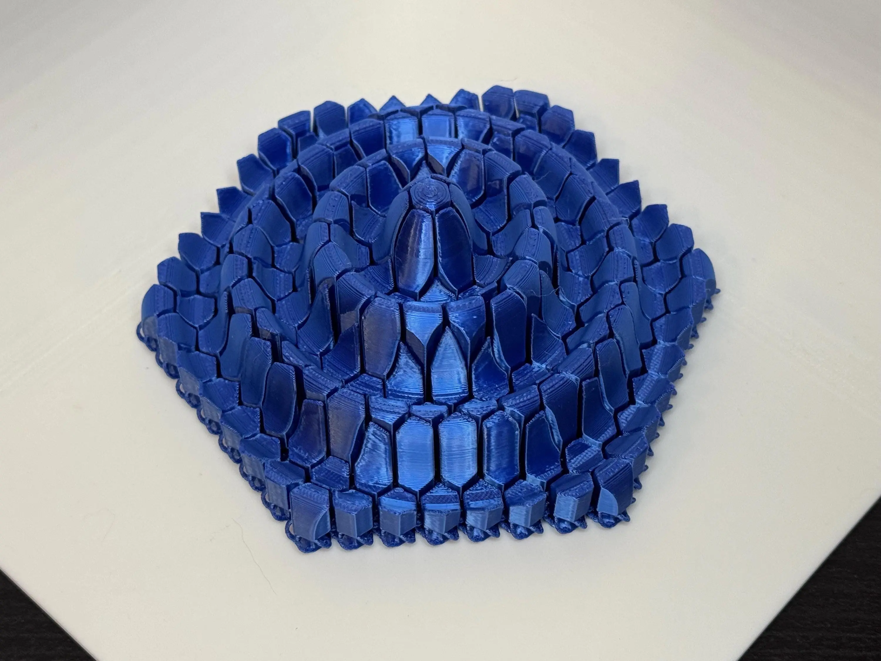 Wavy Mesh Fidget 3D Printed Hexagon Design Stress Relief Toy