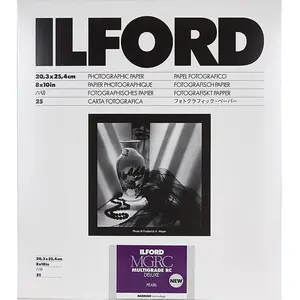 Ilford Multigrade RC 8 x 10" Pearl Photographic Paper - 25 Sheets