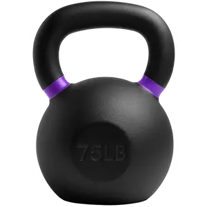 French Fitness Cast Iron Kettlebell 75 lbs (New)