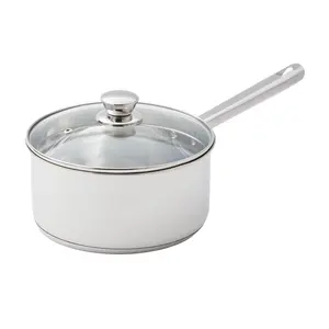 Mainstays 3 qt Induction Compatible Stainless Steel Saucepan with Lid