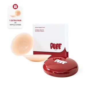 【Buy 1 Get 1 Free】- PUFF Nipple Covers - Circles Non-Toxic Silicone Medical-Grade Adhesive Adhesive-Free Nip Nook Reusable