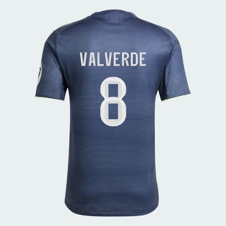 Unisex Soccer Shirt VALVERDE  2026/27 Away Replica Jersey - Blue