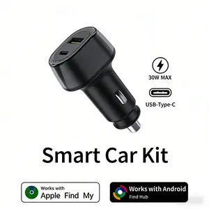 Car Charge GPS Locator Tracker 30w USB Phone Charger, Fast Charging Type C Qc3.0, Compatible with iPhone & Google Android Phones GPS Tracking, Super Fast Charger