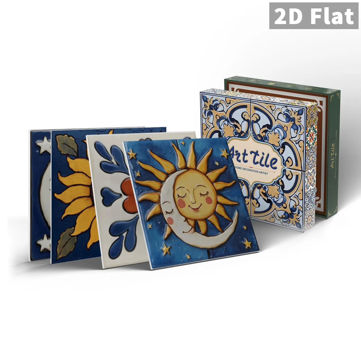 24 self-adhesive tile stickers | Waterproof, oil-resistant foam wall stickers, suitable for kitchens, bathrooms, living rooms —— 6x6 inches (including gift box), thickened version, vinyl tiles, self-adhesive