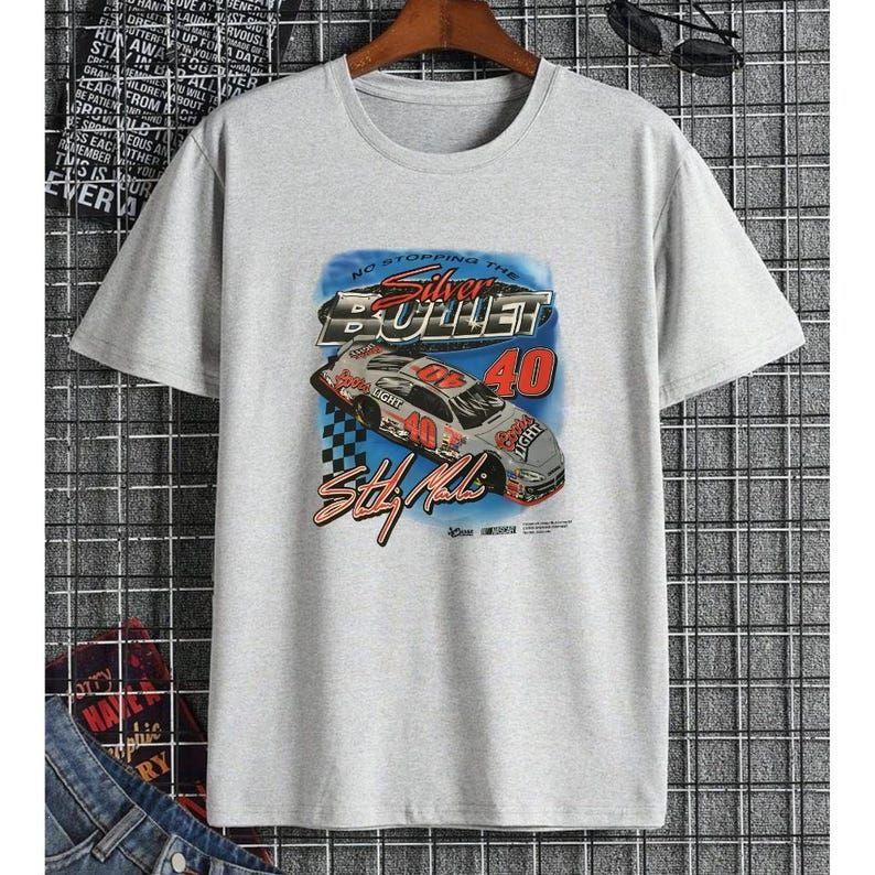 Sterling Marlin Retro NASCAR 2001 Coors Chase Inspired Graphic T-Shirt, Vintage Racing Fan Tee Unisex