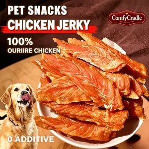 Comfy Cradle Natural Dehydrated Chicken Strips High Protein Pet Training Snack 100g/200g