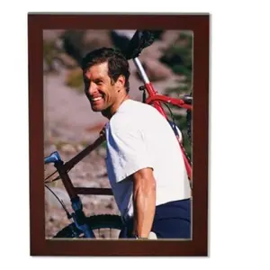 Lawrence Frames  Lawrence Frames 5x7 Walnut Wood Picture Frame - Gallery Collection