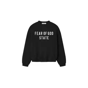90's Fleece Crewneck "Jet Black" 192SP256550F