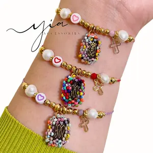 Escapulario Virgen de el Carmen colores