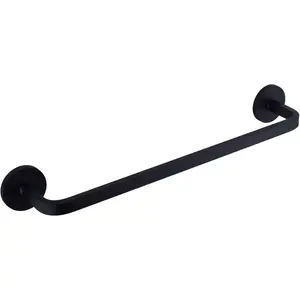 2 Pieces Magnetic Towel Bar For Refrigerator, Magnetic Towel Holder Towel Hook Hanger For Fridge,Kitchen Stove,Oven,Dishwasher,Sink Laundry Washing Machine Black