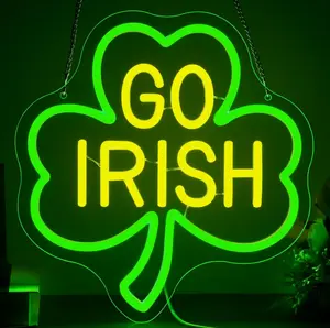 LARGE NOTRE DAME GO IRISH Neon/LED Sign Great 4 GIFTS/ Dorm/Bar/ManCave/KIDS