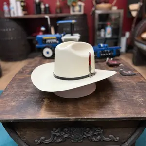 Cuernos chuecos 5000X Johnson telar 3 1/2 brim hat