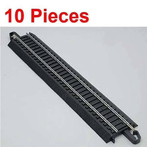 Bachmann 44481 9" Straight E-Z HO Train Track (10 Pieces)