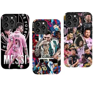 Messi-themed phone case, number 10 legend + World Cup glory. Suitable for iPhone 17-11 Pro Max/Plus