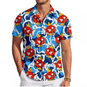 Magikarp PKM Hawaiian Shirt | Cool Summer Anime Vibes for Men & Fans