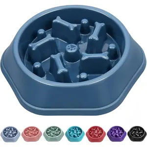 Slow-feeding bowl, anti-choking slow-feeding pet puzzle bowl, interactive anti-bloat dog food tray, non-slip dog lick mat, suitable for small and medium-sized dogs