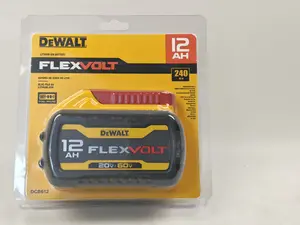 DeWalt DCB612 20V-60V FlexVolt Lithium-Ion 12.0Ah Replacement Battery for Power Tools