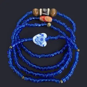 Blue Boho Bracelet Stack - 4pcs