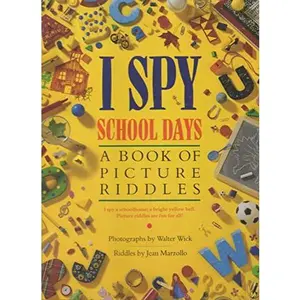 USED Book - I Spy School Days..a Book of Picture Riddles by Jean Marzollo (Hardcover) - english