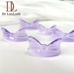 Drluxlash 5 Pairs New design  bow shaped Super Elastic Eyelash Lifting Pads, Unscented Lash Lift Molds Makeup Beauty Tools, Self-adhesive Eyelash Lifting Rods, Super Soft and Reusable, Stretchable, Suitable for All Eye Types, DIY Beauty Tools